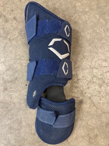 Blue Used Senior EvoShield Shin Guards Leg guard