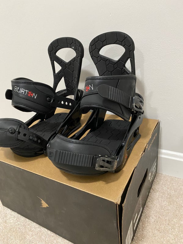 Used Youth Small Burton MISSION Snowboard Bindings