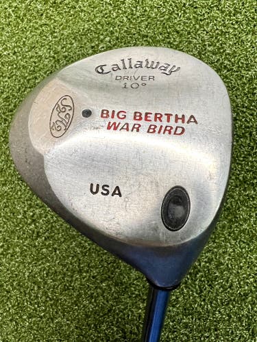 Callaway Big Bertha Warbird 10* Driver / RCH 90 Firm  Graphite NEW GRIP / sa8451