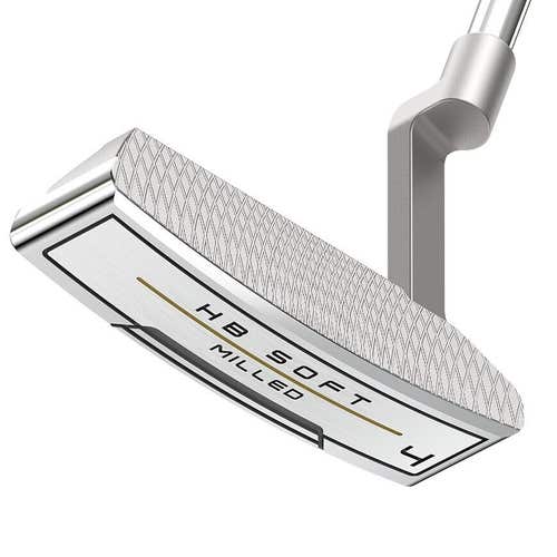 Cleveland Golf HB Soft Milled Putters - #4 Blade Plumber's Neck MRH - 35" Length