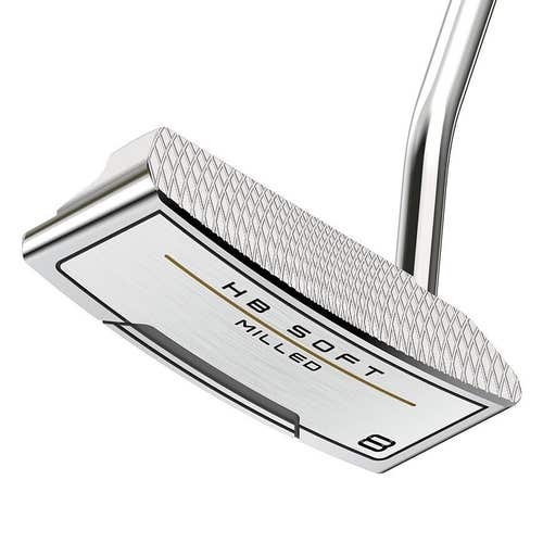 Cleveland Golf HB Soft Milled Putters - #8 Blade Single Bend MRH - 35" Length