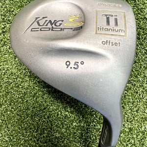 King Cobra Titanium Over 9.5* Driver Autoclave Stiff Graphite NEW GRIP / sa8463