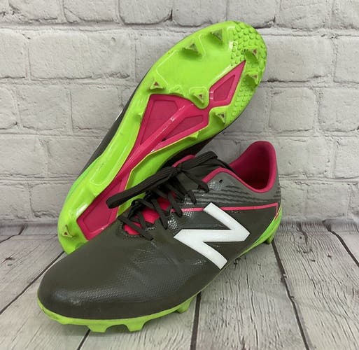 New Balance Unisex Furon MSFDFMP3 Size 8.5 Black Pink Lime Soccer Cleats