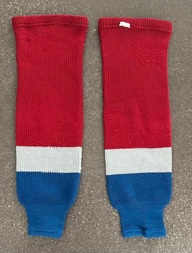 Used Colorado Avalanche Colour Way Knit Socks (Check Description)
