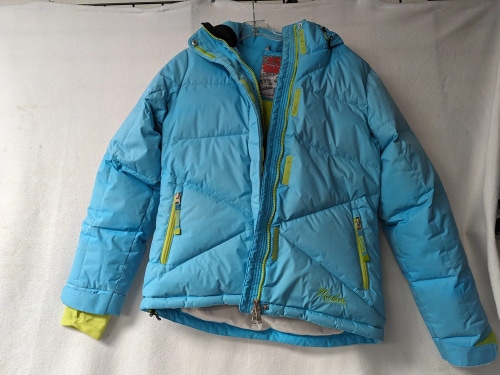 Marker Hooded Women's Ski/Snowboard Jacket Coat Size Women 8 Medium Color Blue C
