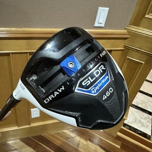 Lh TaylorMade SLDR 460 12* Driver Fujikura Speeder 57 Shaft Stiff Md Flex Golf