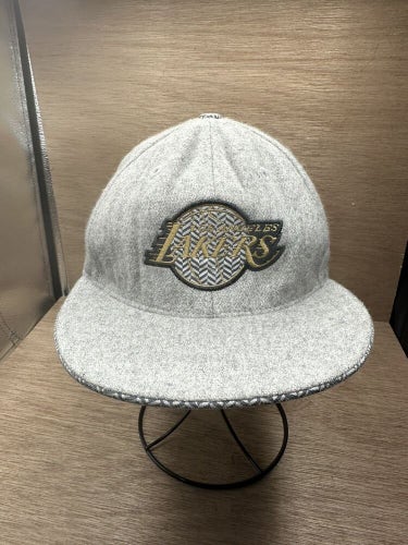 Rare Los Angeles Lakers Adidas Sample Hat Cap 7 3/8