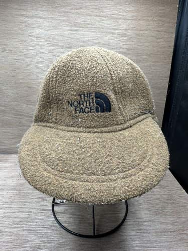 The NORTH FACE Fleece ear flap Hat Olive Green  Vintage 90s Men's Medium
