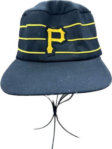 Vintage Pittsburgh Pirates MLB Hat Pillbox Pro Fitted Hat Size MD Adjustable
