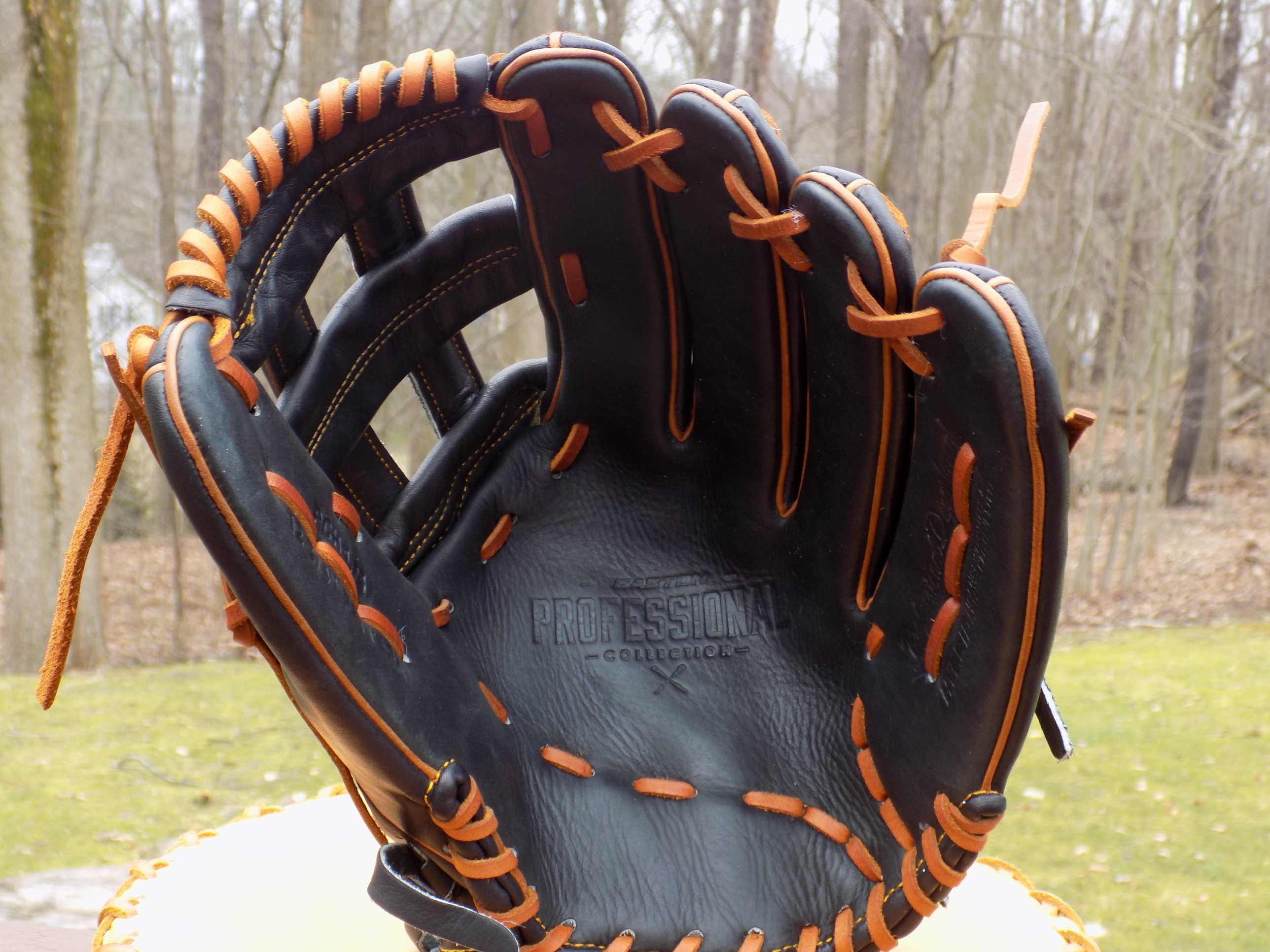 Used Easton Outfield Right Hand Throw Pro Collection Baseball Glove 12.75"
