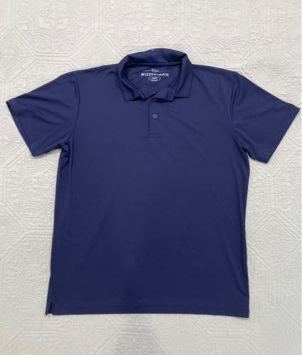 Mizzen + Main Men’s Large Phil Mickelson Golf Polo Navy Blue