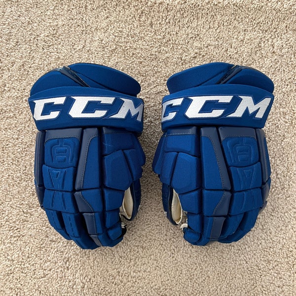 Toronto Maple Leafs 3rd CCM Crazy Light Pro Stock Gloves 14" Inch