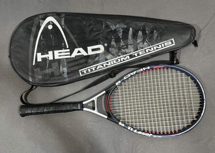 HEAD Ti.Laser Xtra Long Mid Plus Tennis Racquet 4-3/8" Grip +Case Fast Shipping