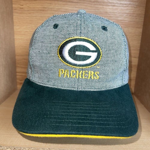 Vintage 90s Green Bay Packers Citgo Cheese Strapback Hat Cap