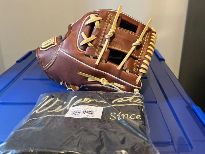 NEW Wilson Staff Baseball Glove: (RARE WALNUT BROWN) 11.5" Infield 1786 US SELLER