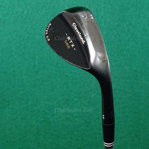 Cleveland Rotex 2.0 RTX 588 Black Satin 56-12 56° SW Sand Wedge Factory Steel