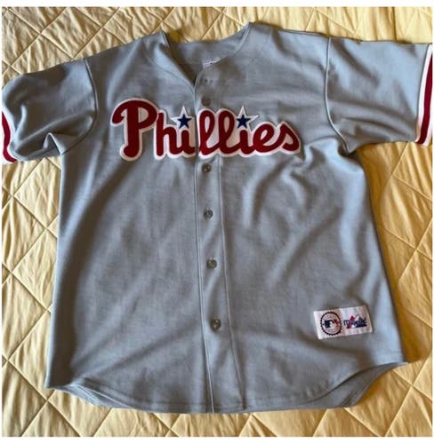 Philadelphia Phillies Majestic grey jersey men’s large