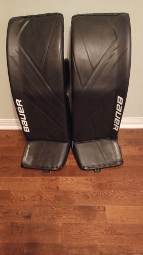 Used Large Bauer Hyperlite Goalie Leg Pads