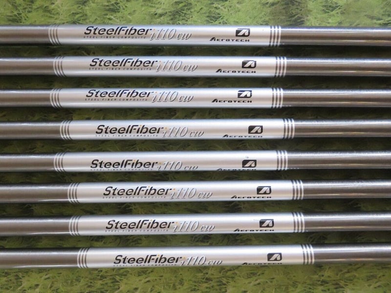 Aerotech STEELFIBER i110CW STIFF Iron Shafts Set of 8 * 355 * 34-37"