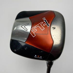 Callaway FT-i Driver 9* Fujikura Speeder 586 Tour Spec Stiff Graphite Mens RH