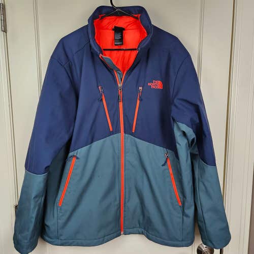 The North Face Apex Elevation Jacket Mens XL Blue Gray Water Resistant Insulated