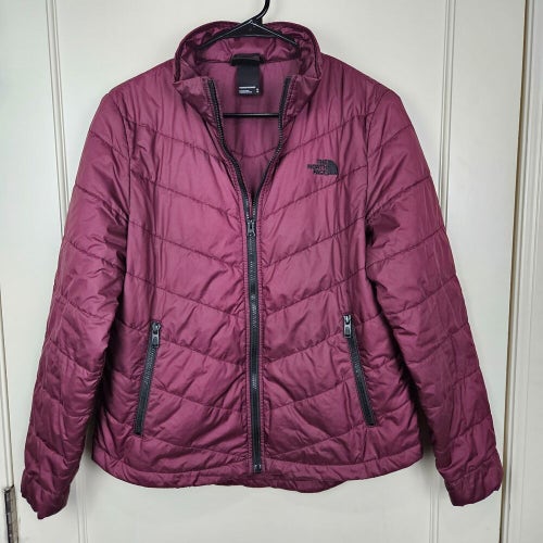 The North Face Jacket Women Size: M Burgundy Puffer Coat Outdoors Hiking Winter