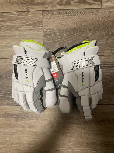 Brand New STX Large Cell IV Goalie Gloves Lacrosse