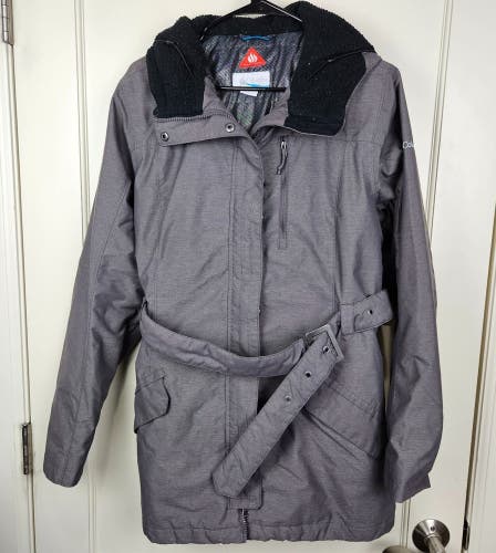 Columbia BEVERLY MOUNTAIN II Women's Omni-Heat Winter Jacket Size: L Gray