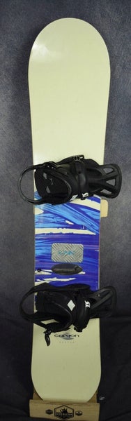 BURTON CANYON WIDE SNOWBOARD SIZE 157 CM WITH BURTON LARGE BINDINGS