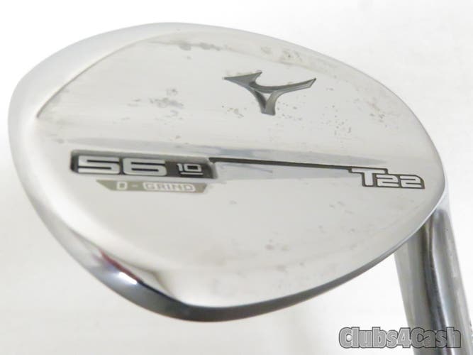 Mizuno T22 Wedge Chrome Dynamic Gold Tour Issue S400 D Grind 56° 10 SAND   NICE