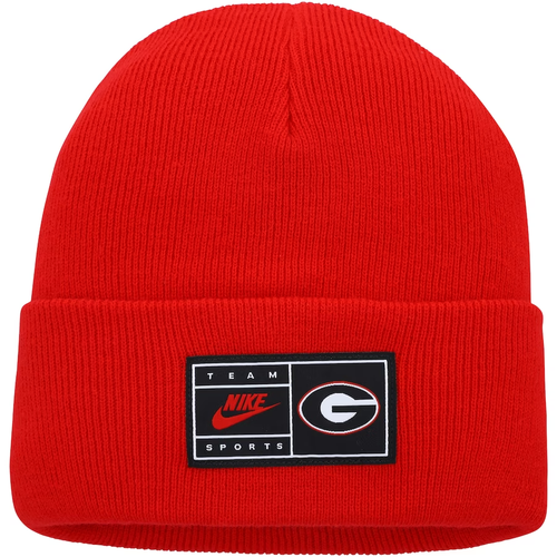 Georgia Bulldogs Nike Utility Cuffed Knit Beanie Hat Red