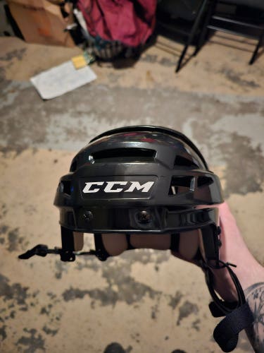 Used Medium CCM Vector V08 Helmet Pro Stock