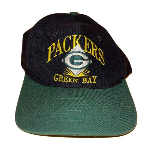 Vintage Green Bay Packers AJD Signatures Snapback Hat