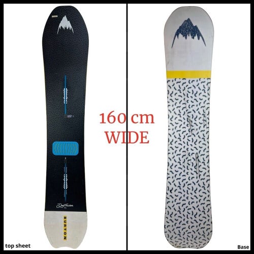 #1485 Burton Deep Thinker Directional Camber Mens Snowboard Size 160 WIDE