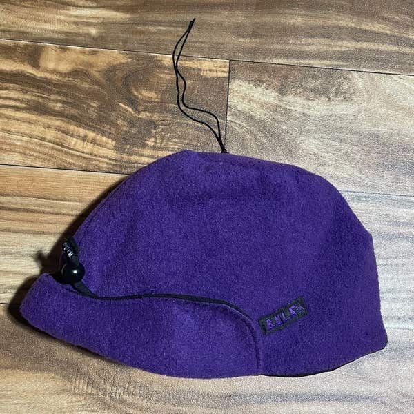 Vintage Bula Purple Fleece Winter Hat Beanie Toboggan  display picture 1