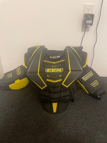 Used Small CCM  Premier R1.9 Goalie Chest Protector