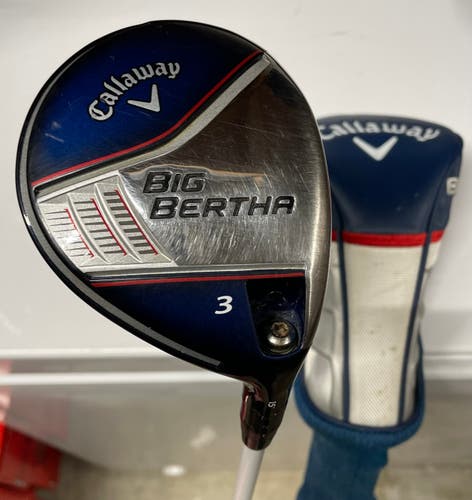 Men's Used Callaway Right Handed Big Bertha Fairway Wood Regular Flex 3 Wood