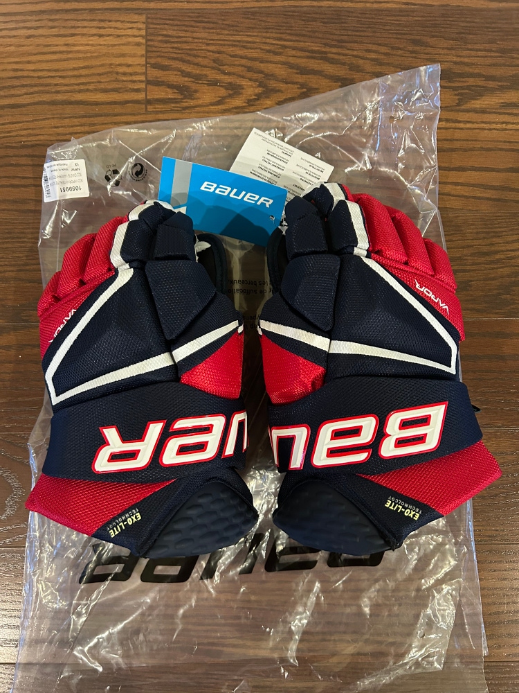 New ! Bauer Vapor Hyperlite gloves size 13