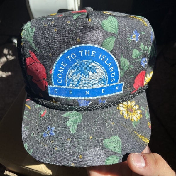 Vintage Cenex Gas Oil Hat Come To The Islands RARE Snapback Cap