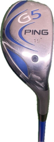 Ping G5 19° Hybrid ProLaunch Blue Regular Flex Graphite Shaft RH 39.5”L