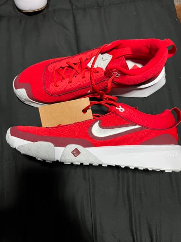 Red Men's Size 11.5 (Women's 12.5) Nike Air Diamond Shoes