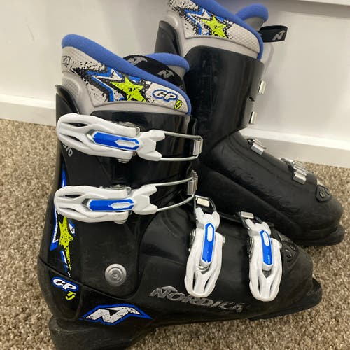Nordica GP TJ Ski Boots 22.5 /Or Youth 4.5