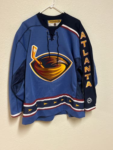 Atlanta Thrashers Blue alternate 5th season limited edition jersey