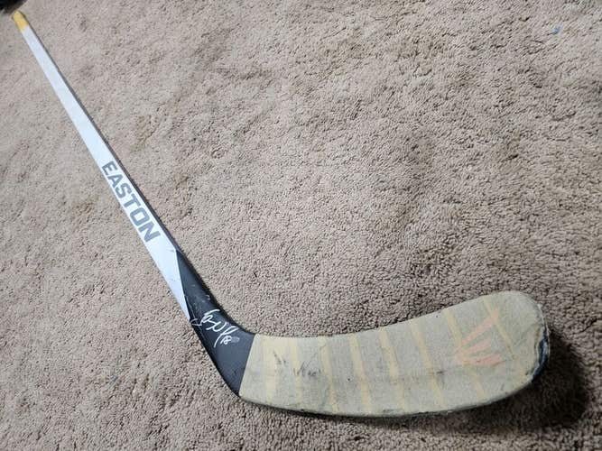 JAMES NEAL 13'14 Signed Pittsburgh Penguins Playoffs Game Used Hockey Stick COA