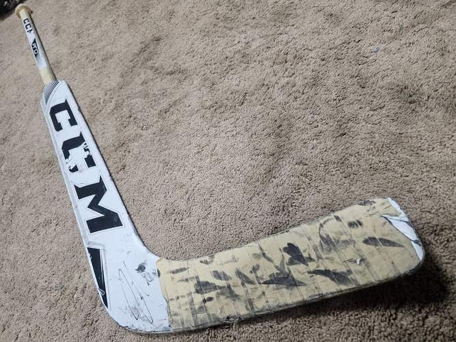 JOHN GIBSON 15'16 Signed Anaheim Ducks Game Used Goalie Hockey Stick NHL COA