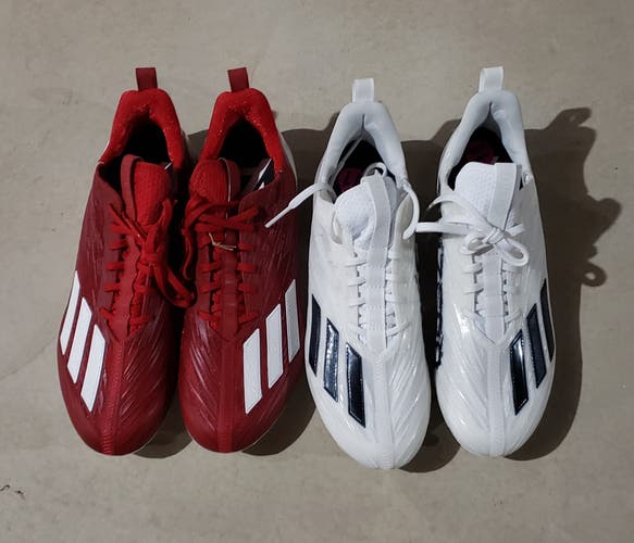 Men's Adidas Adizero Football Cleats 2 pair bundle Size 11
