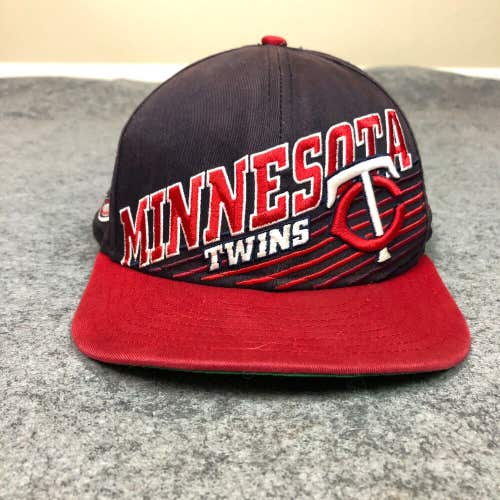 Minnesota Twins Mens Hat Navy Red Cap Snapback New Era One Size Baseball MLB