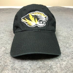 Missouri Tigers Mens Hat Black Gold Snapback Logo One Size Cap NCAA Basketball