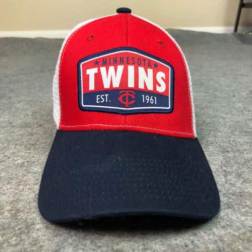 Minnesota Twins Mens Hat Red Navy Cap Snapback Trucker Mesh Baseball MLB A1