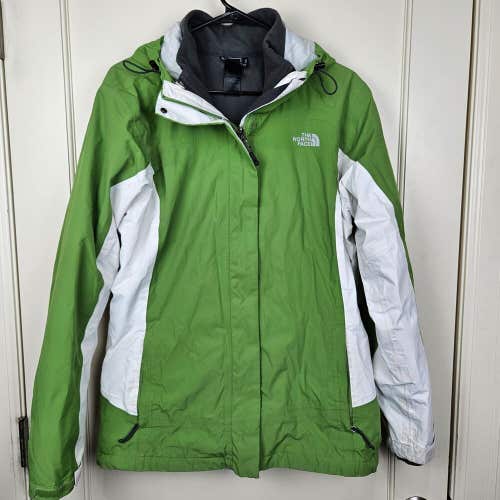 THE NORTH FACE HyVent Hooded 3-in-1 Ski / Snowboard Jacket Women’s Size XL Green
